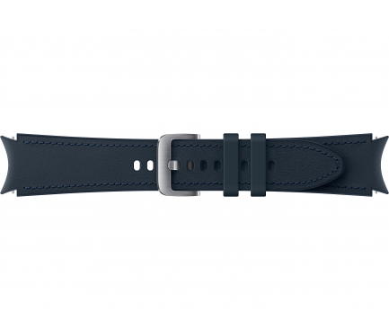 Curea Ceas Samsung Hybrid Leather Samsung Galaxy Watch4 / Galaxy Watch4 Classic / Galaxy Watch5 / Galaxy Watch5 Pro, M/L, 20mm, Bleumarin ET-SHR89LNEGEU 