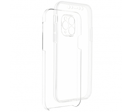 Husa TPU OEM Full Cover pentru Xiaomi Redmi Note 10 Pro, Transparenta 