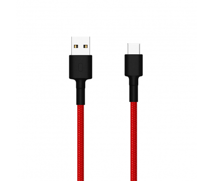 Cablu Date si Incarcare USB-A - USB-C Xiaomi, 18W, 1m, Rosu SJV4110GL