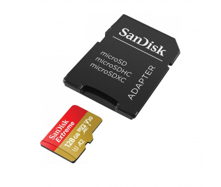 Card Memorie MicroSDXC SanDisk Extreme, 128Gb SDSQXA1-128G-GN6MA 