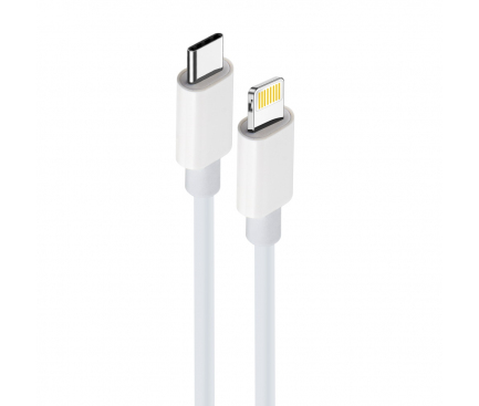 Cablu Date si Incarcare USB Type-C la Lightning MaXlife MXUC-05, 2 m, Alb 