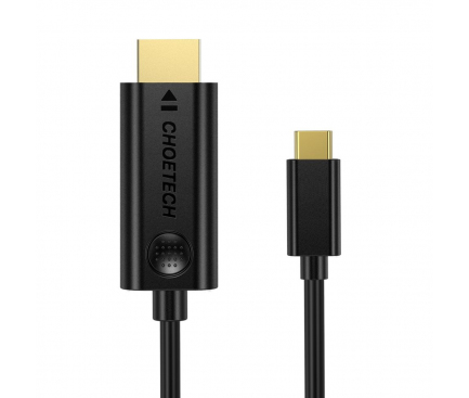 Cablu Audio si Video USB Type-C la HDMI Choetech, 3 m, 4K, Negru XCH-0030 