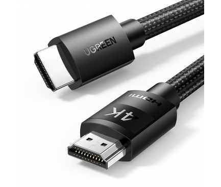 Cablu Audio si Video HDMI la HDMI UGREEN HD119, 3 m, 4K, 60Hz, Negru 40102 