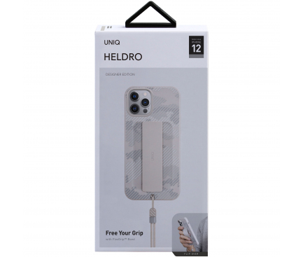 Husa pentru Apple iPhone 12 / 12 Pro, UNIQ, Heldro DE, Alba