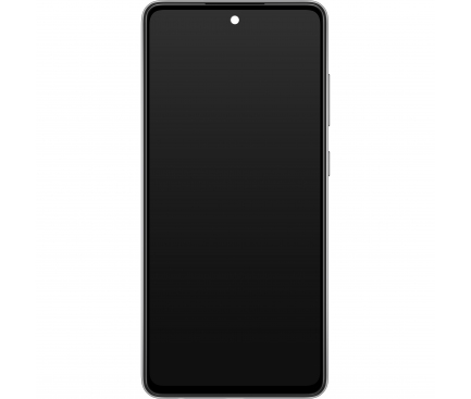 Display - Touchscreen Samsung Galaxy A52s 5G, Cu Rama, cu acumulator, Negru GH82-26912A 