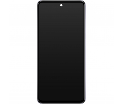 Display - Touchscreen Samsung Galaxy A52s 5G, Cu Rama, cu acumulator, Mov GH82-26912C 