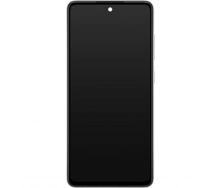 Display - Touchscreen Samsung Galaxy A52s 5G, Cu Rama, cu acumulator, Alb GH82-26912D 