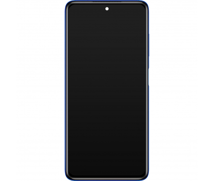 Display cu Touchscreen Xiaomi Poco X3 Pro, cu Rama, Albastru, Service Pack 560003J20S00