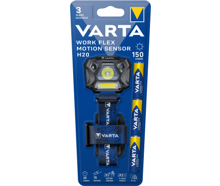 Lanterna Frontala LED Varta MotionSensor H20, 150lm, IP54