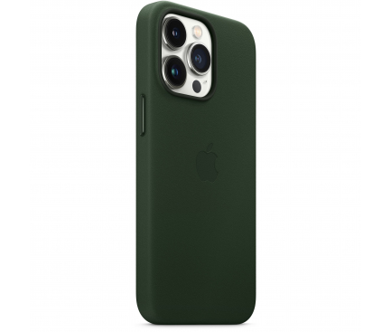 Husa Piele Apple iPhone 13 Pro, MagSafe, Verde MM1G3ZM/A 