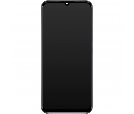 Display cu Touchscreen Xiaomi Mi 10 Lite 5G, cu Rama, Alb, Service Pack 56000500J900