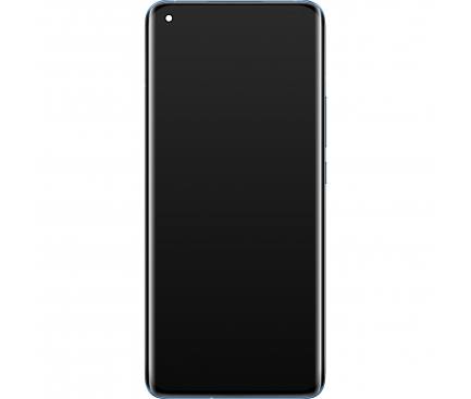 Display cu Touchscreen Xiaomi Mi 11 5G, cu Rama, Albastru, Service Pack 56000500K200