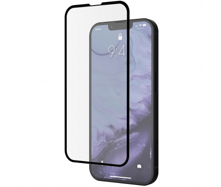 Folie Protectie Ecran Mocolo pentru Apple iPhone 13 Pro Max, Sticla securizata, Full Face, Full Glue, 2.5D, 0.3mm, 9H, Neagra 