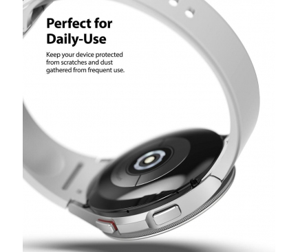 Rama Protectie Ringke Styling pentru Samsung Galaxy Watch4 Classic 42mm, Argintie