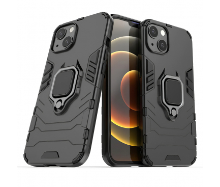 Husa TPU OEM Defender Armor pentru Apple iPhone 13, Neagra 