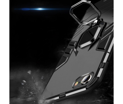 Husa TPU OEM Defender Armor pentru Apple IPhone 7 / Apple IPhone 8 / Apple IPhone SE (2020) / Apple iPhone SE (2022), Neagra 
