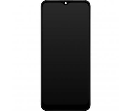 Display cu Touchscreen Samsung Galaxy A03s A037, cu Rama, Versiune F, Negru, Service Pack GH81-21232A
