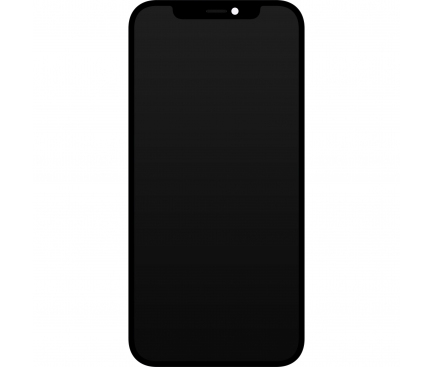 Display cu Touchscreen Apple iPhone 12 Pro Max, cu Rama, Versiune OLED, Negru