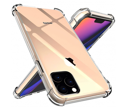 Husa TPU Goospery Mercury Bulletproof pentru Apple iPhone 13 mini, Antisoc, Transparenta 
