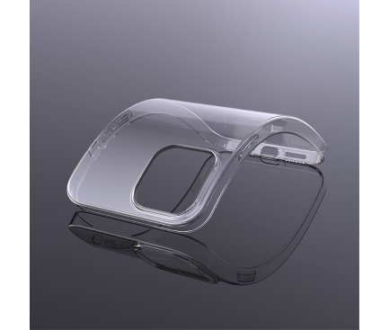 Husa TPU Goospery Mercury Clear Jelly pentru Apple iPhone 13 mini, Transparenta 