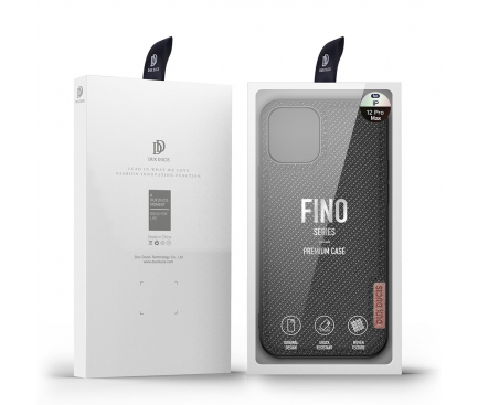 Husa DUX DUCIS Fino pentru Apple iPhone 12 Pro Max, Neagra 