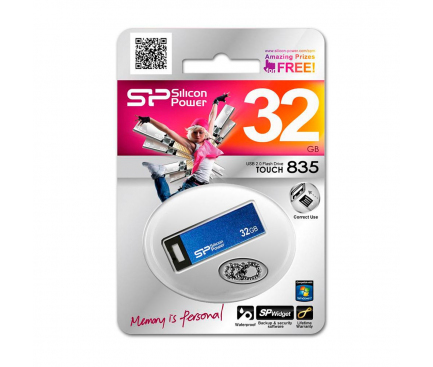 Memorie Externa USB-A Silicon Power Touch 835, 32Gb SP032GBUF2835V1B