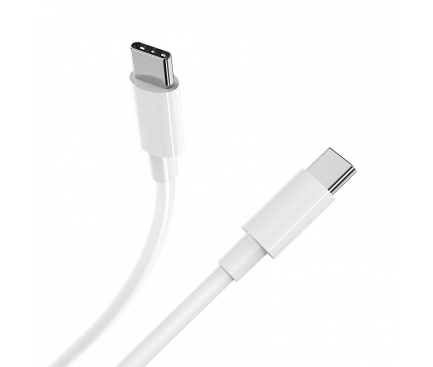 Cablu Date si Incarcare USB-C - USB-C Borofone BX44, 100W, 2m, Alb