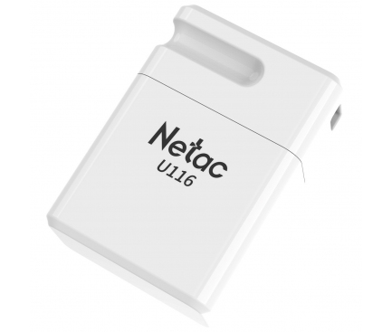 Memorie Externa Netac U116, 64Gb, USB 2.0, Alba NT03U116N-064G-20WH 