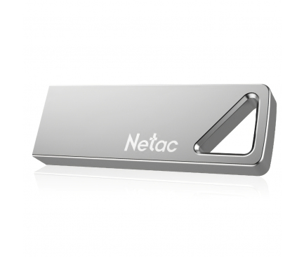 Memorie Externa Netac U326, 64Gb, USB 2.0, Zinc, Argintie NT03U326N-064G-20PN 