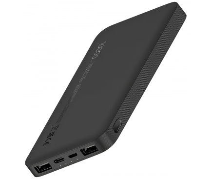 Baterie Externa Xiaomi, 10000mAh, 10W, 2 x USB-A - 1 x USB-C, Neagra VXN4305GL