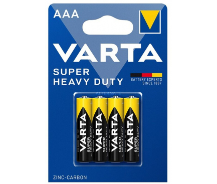 Baterie Varta Super Heavy Duty 2003, AAA / LR3, Set 4 bucati
