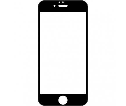 Folie Protectie Ecran BELINE pentru Apple iPhone 7 Plus / Apple iPhone 8 Plus, Sticla securizata, Full Face, Full Glue, 5D, Neagra 