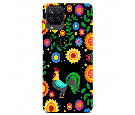 Husa TPU CaseGadget pentru Samsung Galaxy A12 A125 / Samsung Galaxy M12, ROOSTER, Multicolor 