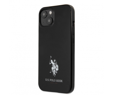 Husa pentru Apple iPhone 13 mini, U.S. Polo, Horses Logo Hard, Neagra USHCP13SUMHK
