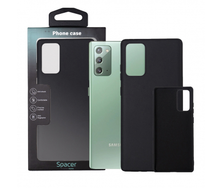 Husa TPU Spacer pentru Samsung Galaxy Note 20 N980 / Samsung Galaxy Note 20 5G N981, 2mm, Neagra SPPC-SM-GX-N20-SLK 