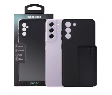 Husa pentru Samsung Galaxy S21 FE 5G G990, Spacer, 1.5mm, Neagra SPPC-SM-GX-S21FE-TPU