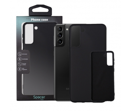 Husa TPU Spacer pentru Samsung Galaxy S21+ 5G, 2mm, Neagra SPPC-SM-GX-S21P-SLK 