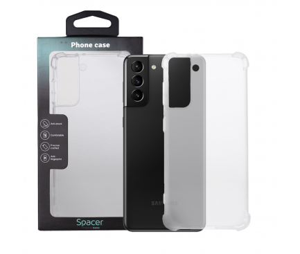 Husa TPU Spacer Antisoc pentru Samsung Galaxy S21+ 5G, 1.5mm, Transparenta SPPC-SM-GX-S21P-CLR 