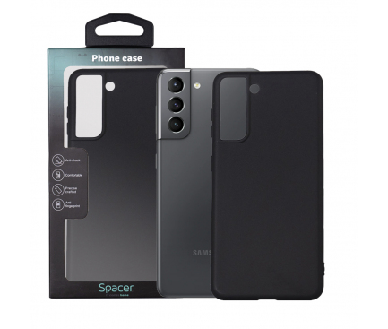 Husa TPU Spacer pentru Samsung Galaxy S21 5G, 1.5mm, Neagra SPPC-SM-GX-S21-TPU 