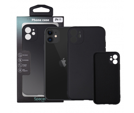 Husa TPU Spacer pentru Apple iPhone 11, 2mm, Neagra SPPC-AP-IP11-SLK 