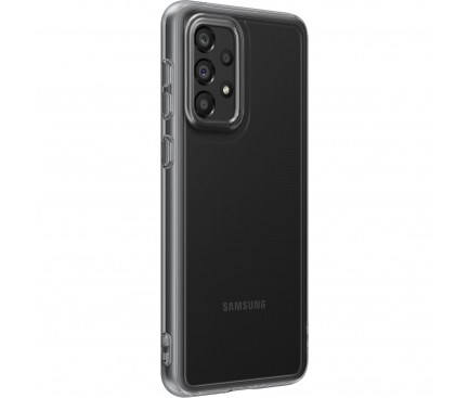 Husa pentru Samsung Galaxy A33 5G A336, Soft Clear Cover, Neagra EF-QA336TBEGWW