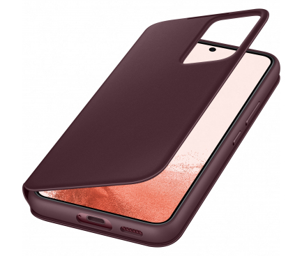 Husa Samsung Galaxy S22 5G S901, S-View Flip Cover, Visinie EF-ZS901CEEGEE 