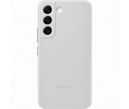 Husa Piele Samsung Galaxy S22 5G S901, Argintie EF-VS901LJEGWW 