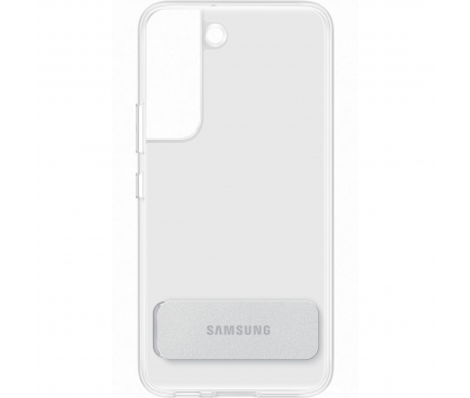 Husa TPU Samsung Galaxy S22 5G S901, Clear Standing Cover, Transparenta EF-JS901CTEGWW 