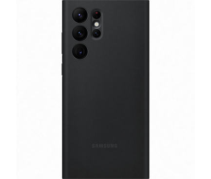 Husa Samsung Galaxy S22 Ultra 5G S908, S-View Flip Cover, Neagra EF-ZS908CBEGEE 