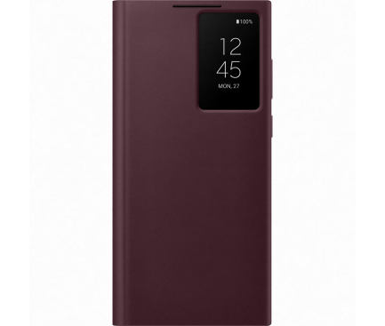 Husa Samsung Galaxy S22 Ultra 5G S908, S-View Flip Cover, Visinie EF-ZS908CEEGEE 