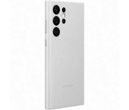 Husa Piele Samsung Galaxy S22 Ultra 5G S908, Argintie EF-VS908LJEGWW 