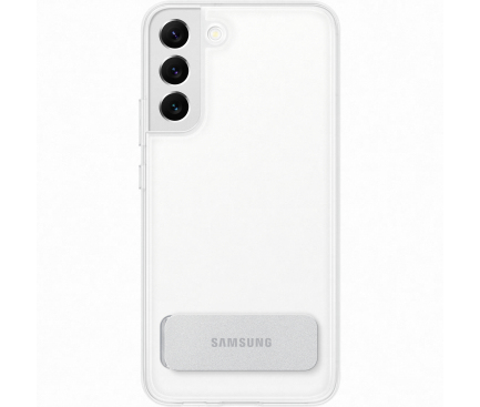 Husa TPU Samsung Galaxy S22+ 5G S906, Clear Standing Cover, Transparenta EF-JS906CTEGWW 