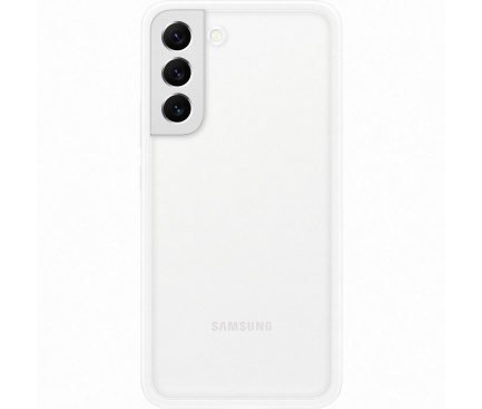 Husa pentru Samsung Galaxy S22+ 5G S906, Frame Cover, Alba EF-MS906CWEGWW