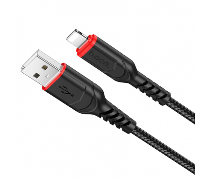 Cablu Date si Incarcare USB-A - Lightning HOCO X59 Victory, 18W, 1m, Negru